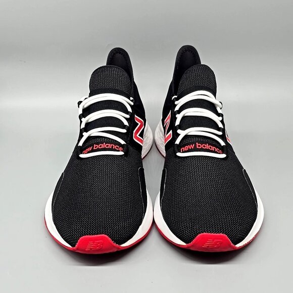 New Balance Fresh Foam Roav Black Team Red Running Shoes Sneakers Men's Size 12 - Picture 3 of 12